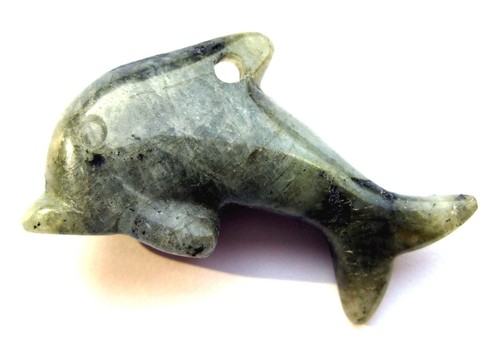 Delfin gebohrt labradorit - 5,