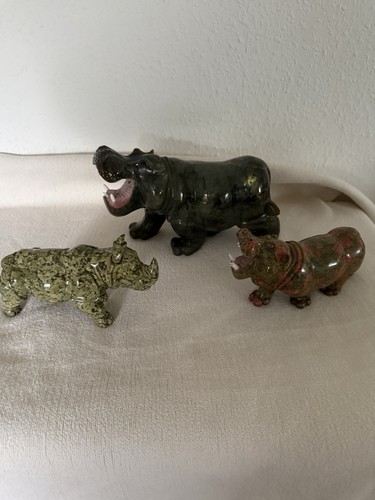 Nilpferd nashorn 3er set - nilpferd, -nashorn