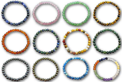 EDELSTEIN-KUGEL-ARMBAND+ENERGI