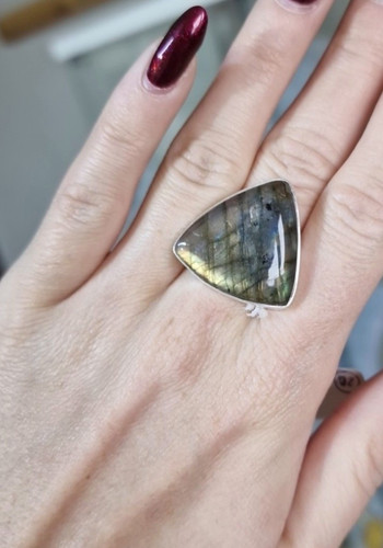 Ring aus 924er - silber, mit