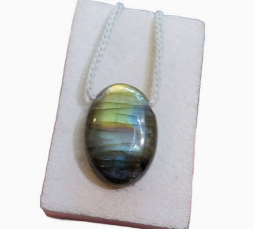 Labradorit anhänger cabochon - labradorit,