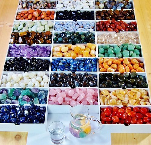 Premium trommelsteine aus - premium,