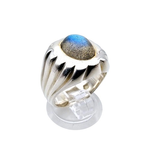Vintage silberring mit - vintage-silberring,