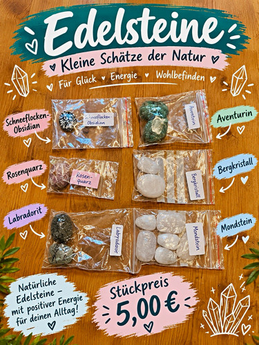 Edelstein set rosenquarz - edelstein-set:,